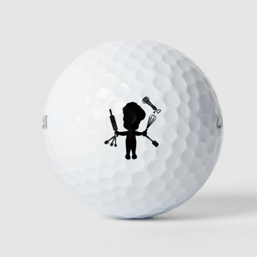 Balles De Golf Baker Juggles His Utensils (Devant)
