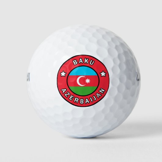 Balles De Golf Bakou Azerbaïdjan (Devant)