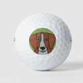 Balles De Golf Bal de golf Beagle (Devant)