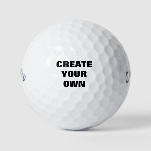 Balles De Golf Bal de golf blanc - Ajoutez votre propre design (Devant)