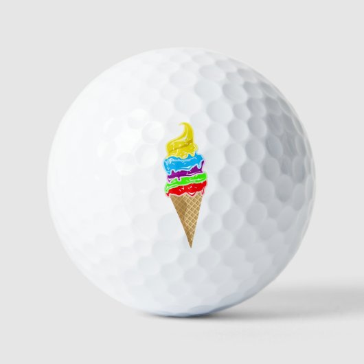 Balles De Golf Bal de golf de glace Cream (Recto)