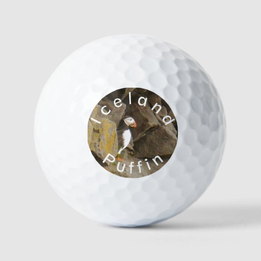 Balles De Golf Bal de golf de Puffin (Recto)