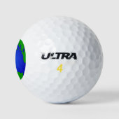 Balles De Golf Bal de golf Earth Globe Image (Logo)