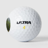 Balles De Golf Bal de golf Forest and Mountain Scene (Logo)