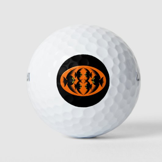 Balles De Golf Bal de golf Halloween Crows (Devant)