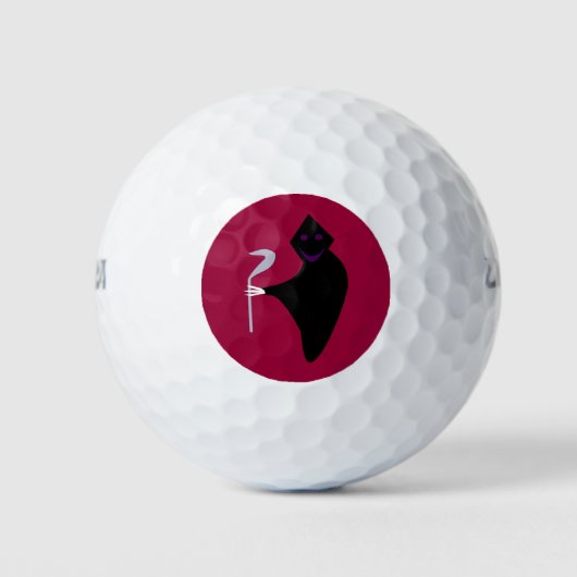Balles De Golf Bal de golf Halloween Reaper Grim (Devant)