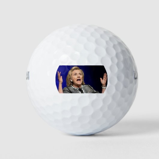 Balles De Golf Bal de golf Hillary Clinton (Devant)