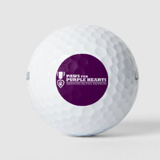Balles De Golf Bal de golf - Logo blanc sur violet