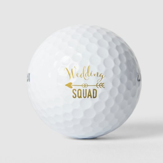 Balles De Golf Bal de golf mariage Squad (Devant)