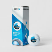 Balles De Golf Bal de golf moderne Black Blue Logo (Conditionnement)