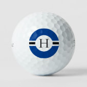 Balles De Golf Bal de golf personnalisé Blue Circle (3) HAMbWG (Recto)