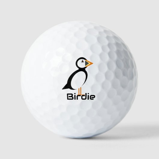 Balles De Golf Bal de golf Puffin Birdie (Recto)