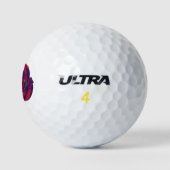 Balles De Golf Bal de golf Red Rose (Logo)