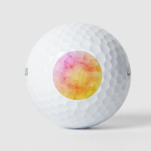Balles De Golf Bal de golf Sunset Watercolor