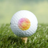 Balles De Golf Bal de golf Sunset Watercolor (T-shirt Insitu)