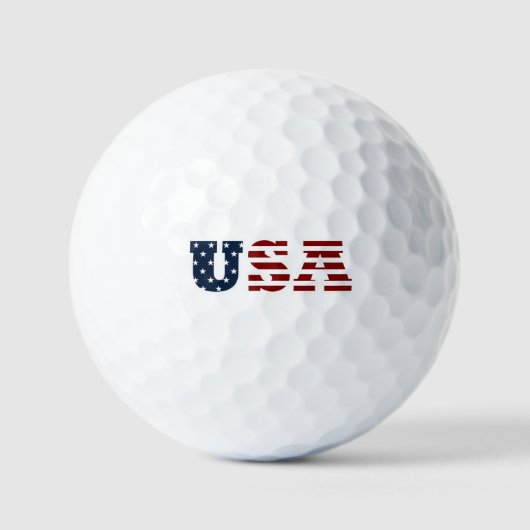 Balles De Golf Bal de golf USA (Recto)