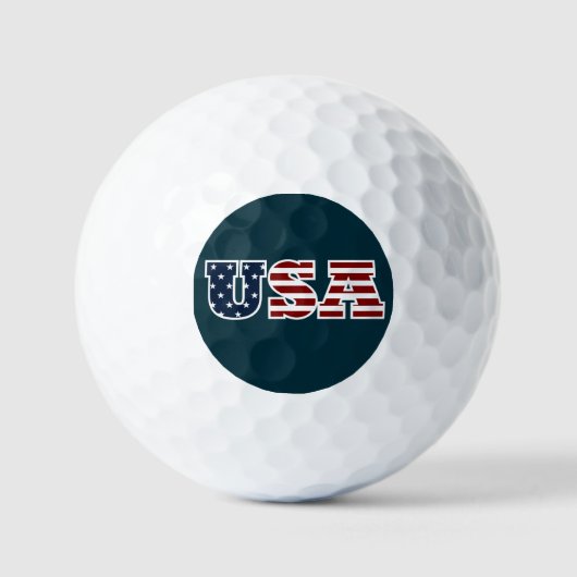 Balles De Golf Bal de golf USA (Recto)