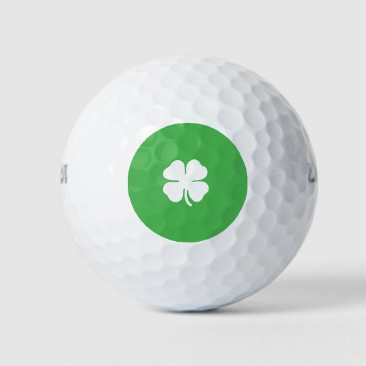 Balles De Golf Bal de golf White Clover Leaf (Devant)