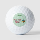Balles De Golf Balancement Parfait  Nom du Chien / Initiale (Devant)