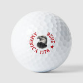Balles De Golf Bald Eagle 250th Anniversary USA 2026 (Recto)