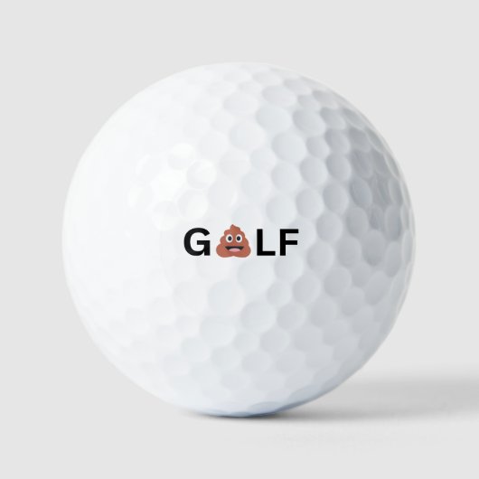 Balles De Golf Ball de golf amusant (Recto)