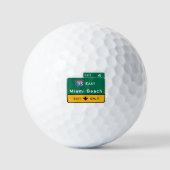 BALLES DE GOLF BALL DE GOLF DE MIAMI BEACH (Recto)