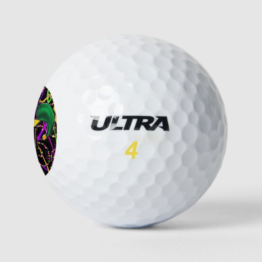 BALLES DE GOLF BALL DE GOLF MARDI GRAS (Logo)