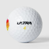 Balles De Golf Ballon de golf Rainbow Flower (Logo)