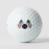 Balles De Golf Ballons Bleus Minces (Recto)