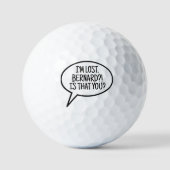 Balles De Golf Ballons comiques Golfer perdu Ball (Recto)