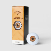Balles De Golf Ballons de golf Brown Eye Funny (Emballage)