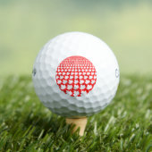 Balles De Golf Ballons de golf CANADA Red & White Maple Leafs (T-shirt Insitu)