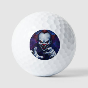 Balles De Golf Ballons de golf Clown effrayant