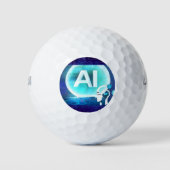 Balles De Golf Ballons de golf cool Design d'intelligence artific (Devant)