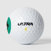 Balles De Golf Ballons de golf de pingouin de Noël (Logo)