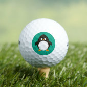 Balles De Golf Ballons de golf de pingouin de Noël (T-shirt Insitu)