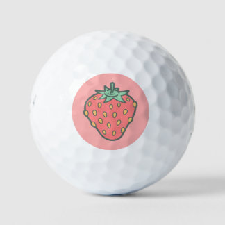 Balles De Golf Ballons de golf de Strawberry Icon
