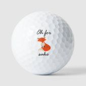 Balles De Golf Ballons de golf Fox Sake (Recto)