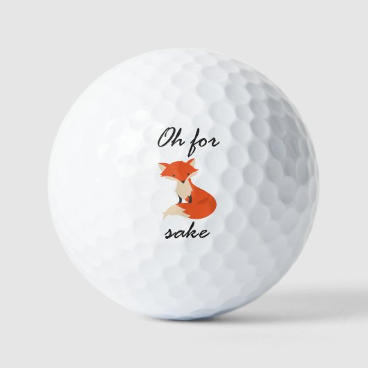 Balles De Golf Ballons de golf Fox Sake (Recto)