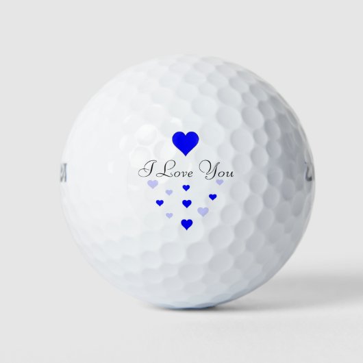 Balles De Golf Ballons de golf "I LOVE YOU" (Devant)