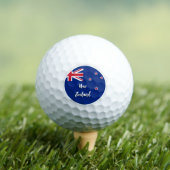 Balles De Golf Ballons de golf néo-zélandais, drapeau zélandais / (T-shirt Insitu)