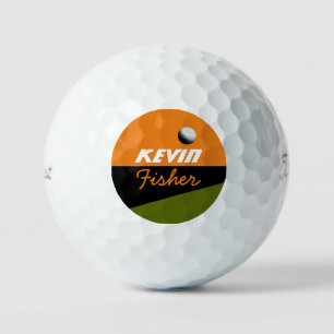 Balles De Golf Ballons de golf personnalisés nom de golfeur