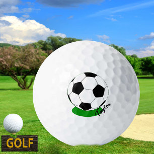 Balles De Golf Ballons de golf pour fans de football Monogrammed