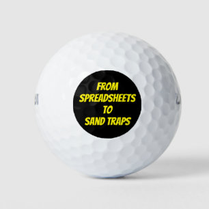 Balles De Golf Ballons de golf pour la retraite amusante