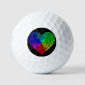 Balles De Golf Ballons de golf PRIDE Fingerprint (Devant)
