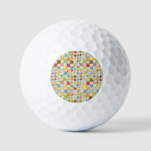 Balles De Golf Ballons de golf QUILT MOSAIC (Recto)