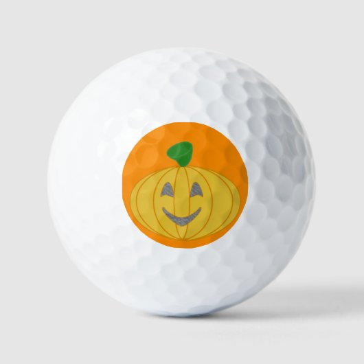 Balles De Golf Balls de golf citrouille (Recto)