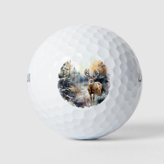 Balles De Golf Balls de golf de Deer (Devant)