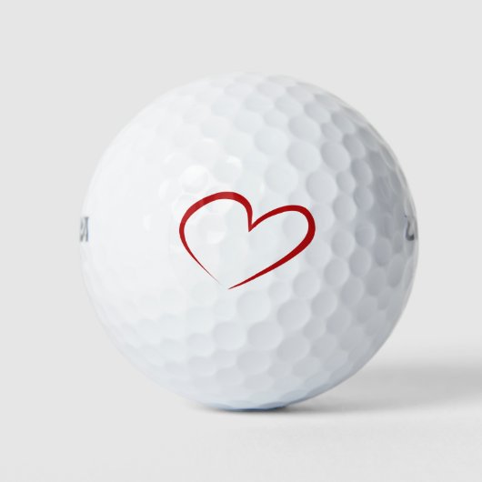 Balles De Golf Balls de golf HEART (Devant)