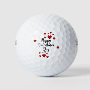 Balles De Golf Balls de golf Heureuses Saintes-Valentin